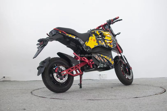 60-80 Km/h トップスピード電気モーターサイクルモペッド スクーター リチウム電池設計