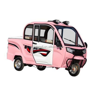 貨物を引くための完全に閉ざされた電気三輪車 60V電圧 30-50km走行距離