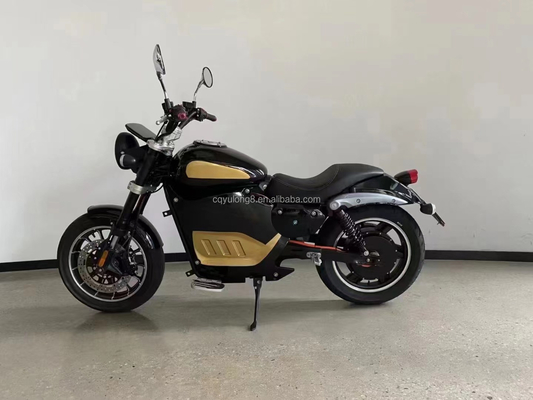 電気モーターサイクルの配送 ディスクブレーキとLCDディスプレイ 5000W交換可能なバッテリー