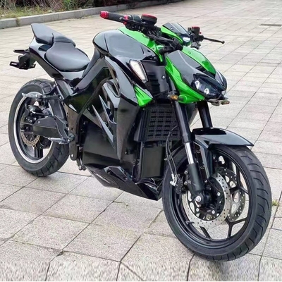 ホット 72V 3000W EEC ブラシモーターと 110/70-17 フロントタイヤの電気バイク