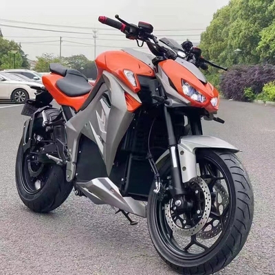 ホット 72V 3000W EEC ブラシモーターと 110/70-17 フロントタイヤの電気バイク