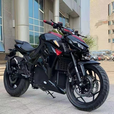 ホット 72V 3000W EEC ブラシモーターと 110/70-17 フロントタイヤの電気バイク