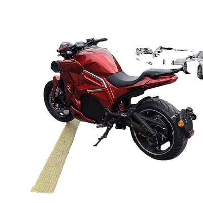 カスタマイズされた 72v 3000W 5000W 電気レーシングバイク ディスクブレーキと水冷却
