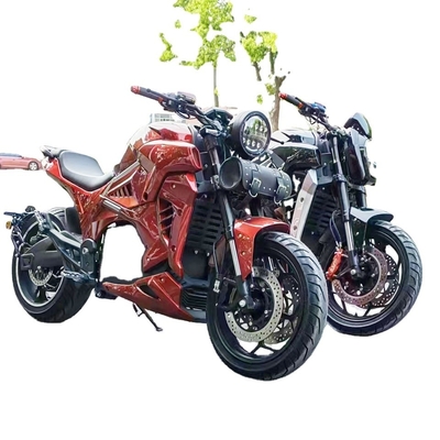 カスタマイズされた 72v 3000W 5000W 電気レーシングバイク ディスクブレーキと水冷却